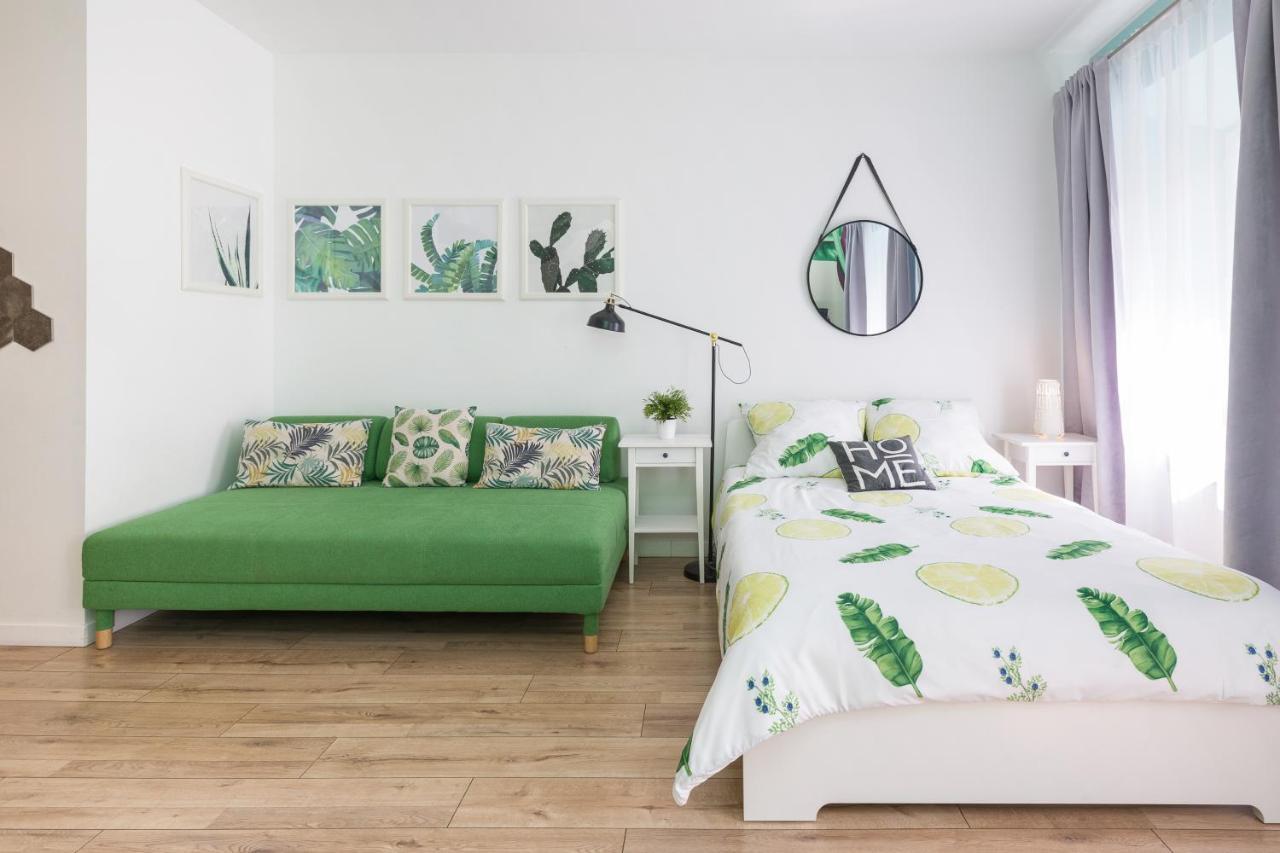 Cozy Modern Studio Green Apartment In Old Town Krakau Exterior foto